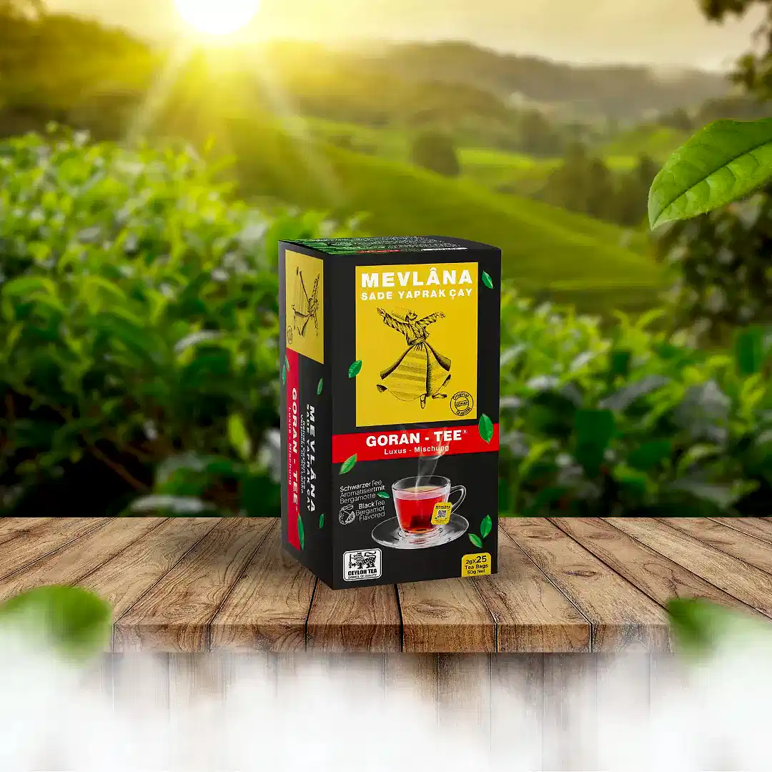 Goran Tee - Mevlana Bardak Poşet Siyah Çay 25'li