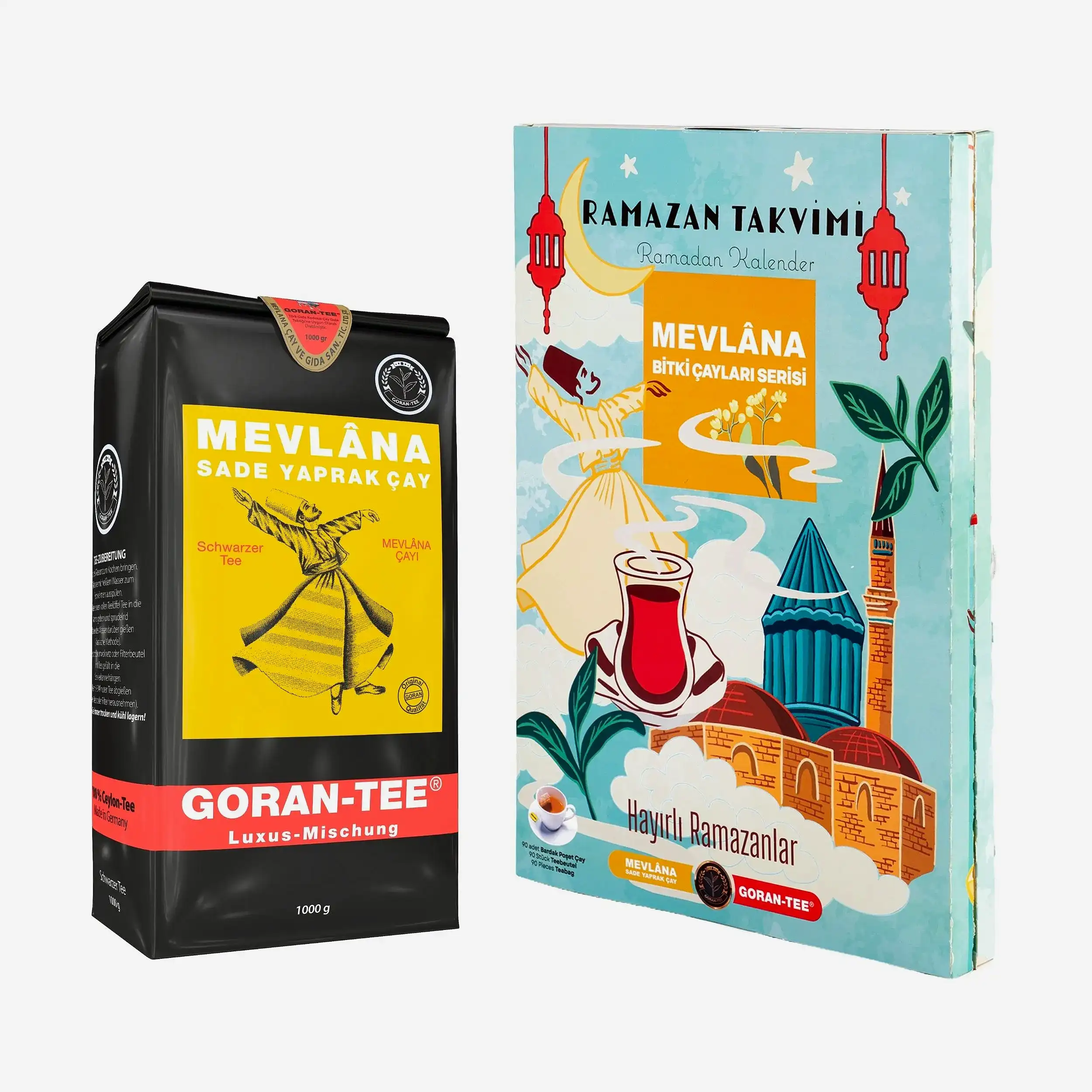 Mevlana 2’li Set 1 Kg Çay  + Ramazan Takvimi  Karışık Bitki Çayı Seti