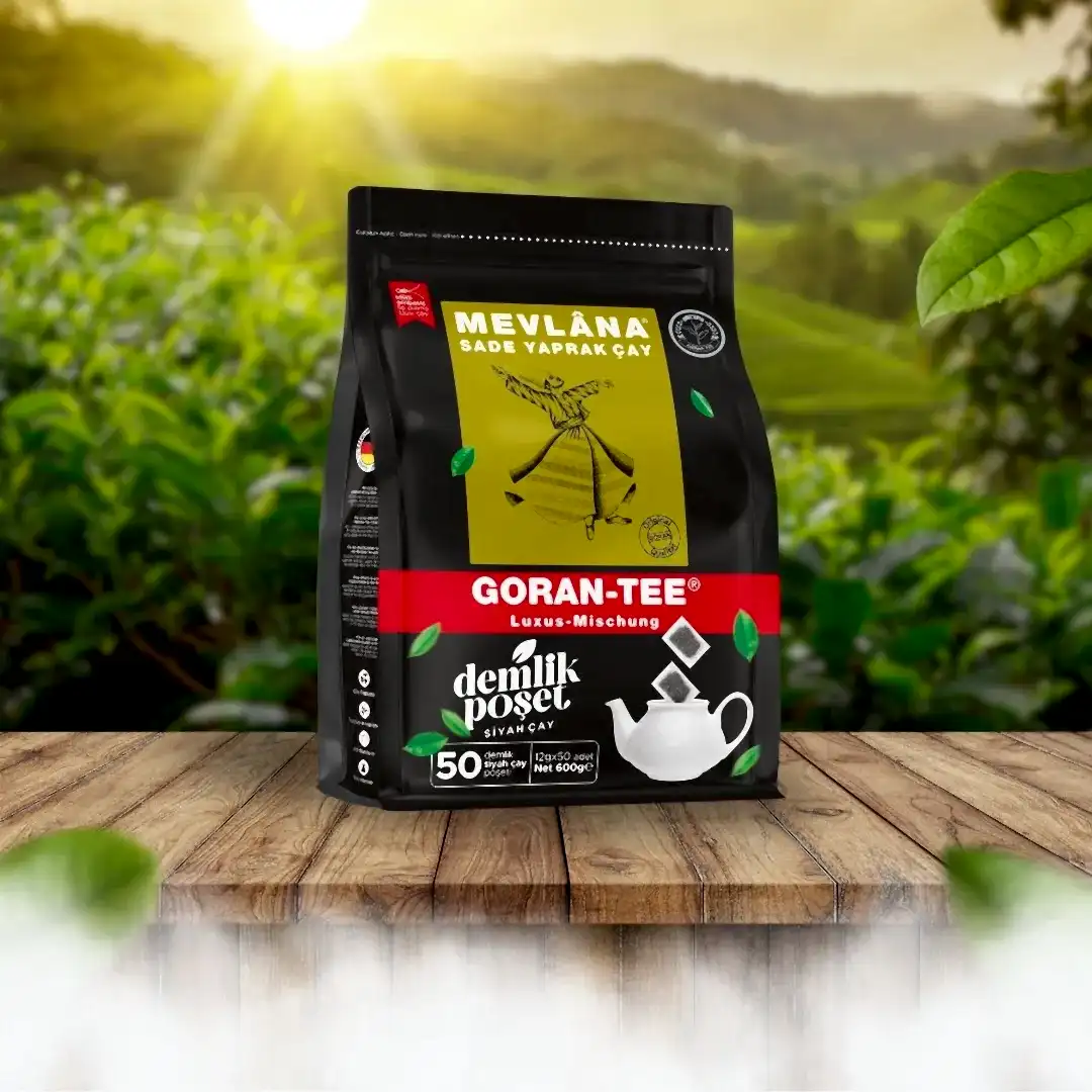 Mevlana Çay Goran Tee Siyah Demlik Poşet 600g