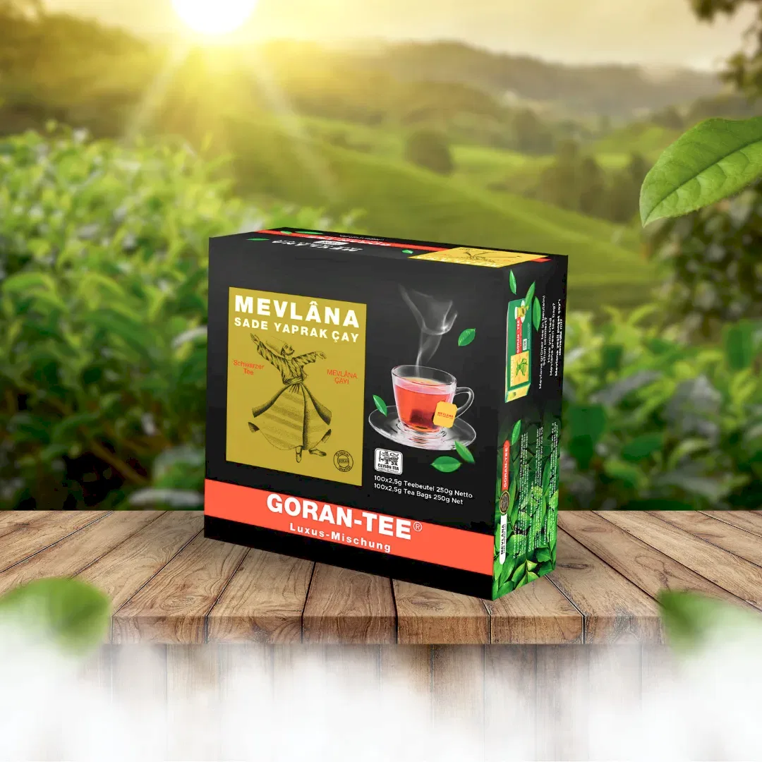Mevlana Çay Goran Tee Siyah  Bardak Poşet Çay 100'lü